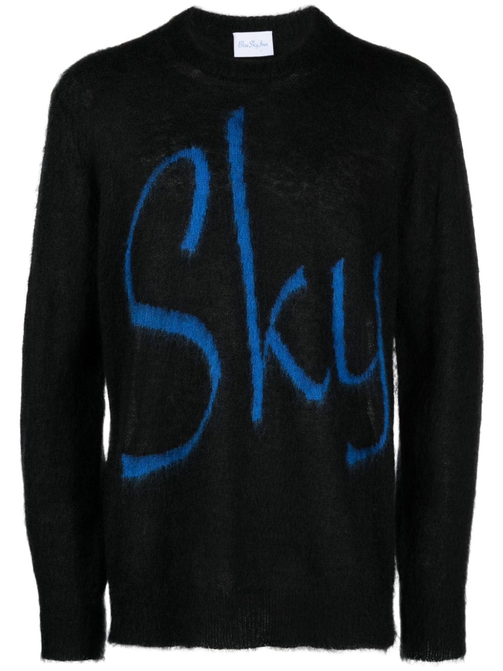 블루 승 인느 Logo blend 니트 남성 블랙 23FW BS2303KW002BLACK