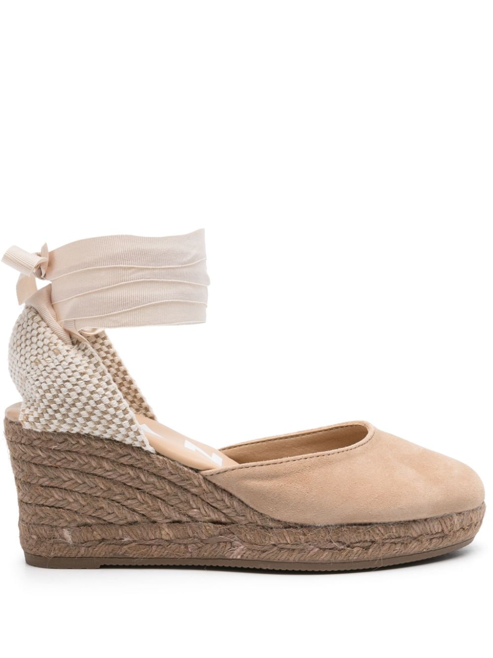 마네비 Hamptons Low Wedge Espadrilles 에스파드리유 여성 그레이 24SS W16WLVINTAGETAUPE