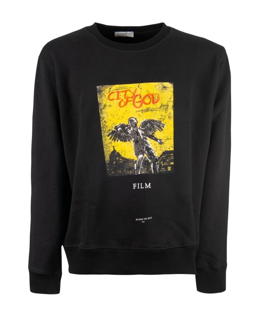 이흐 놈 우흐 니트 CITY GOD 남성 블랙 18FW NUW18266009C