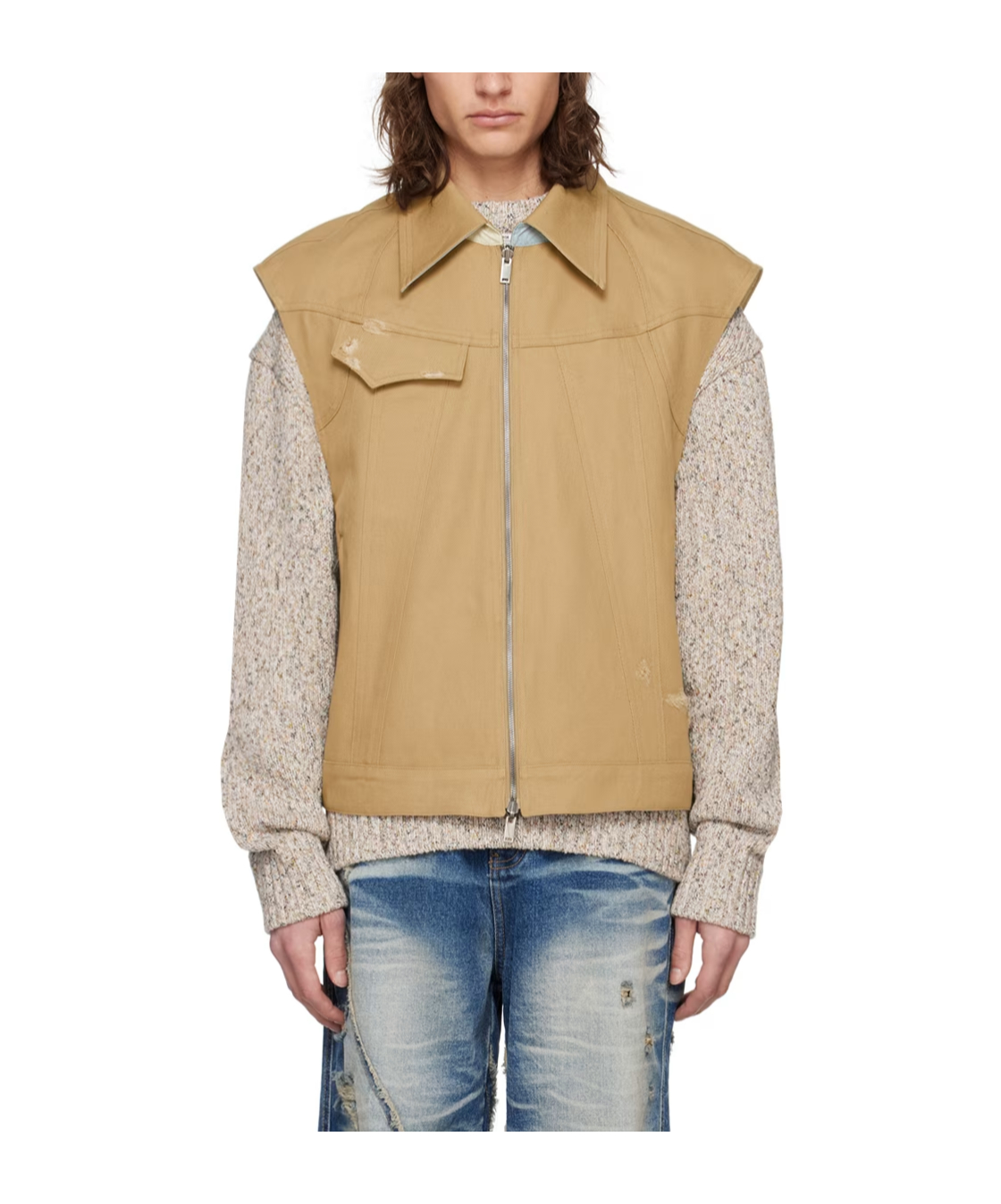 아더에러 자켓 남성 브라운 24SS BN01SSVE0102BGBEIGE