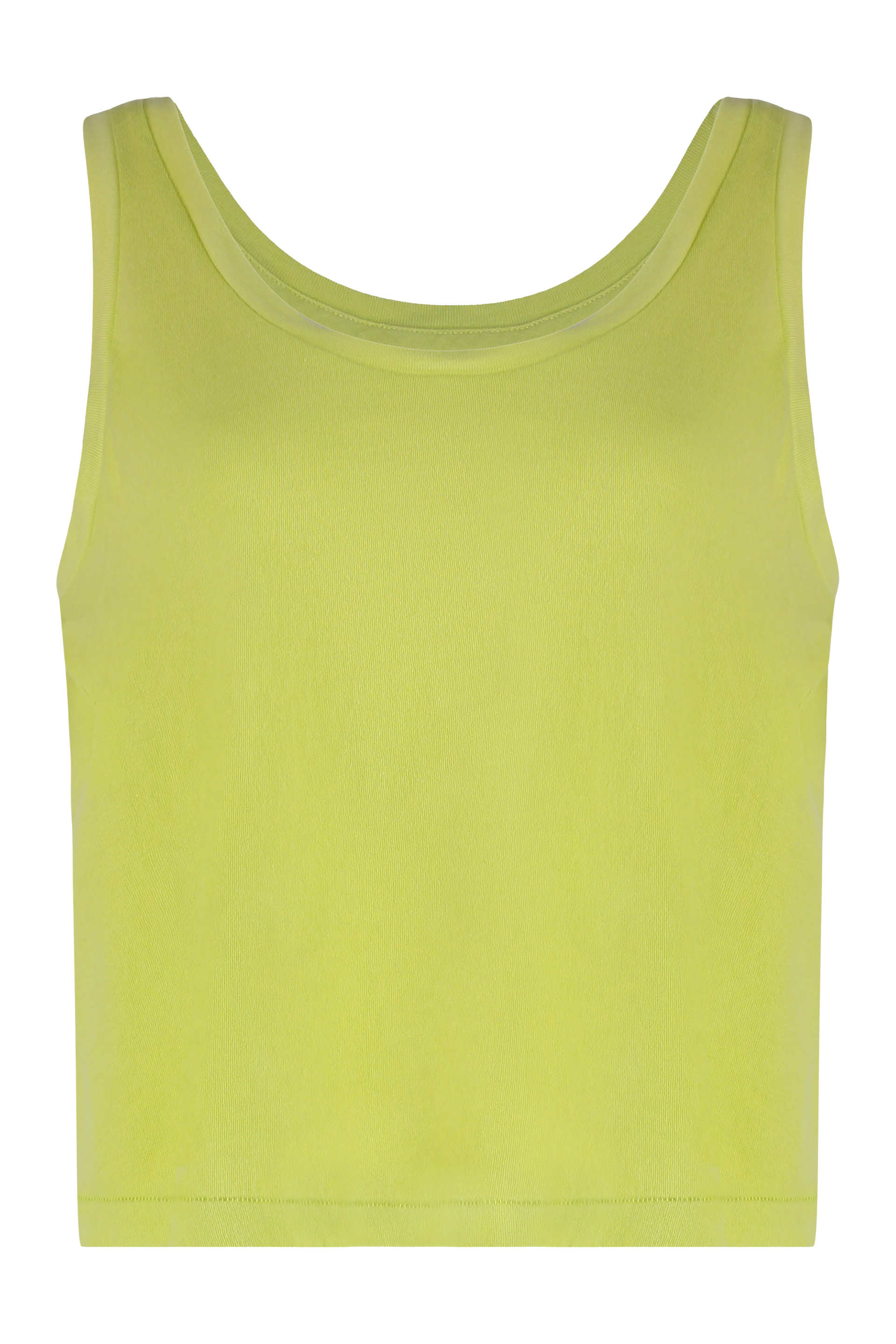 텍리트 tank top 코튼 탱크톱 여성 그린 23FW T1184002LIMEZ