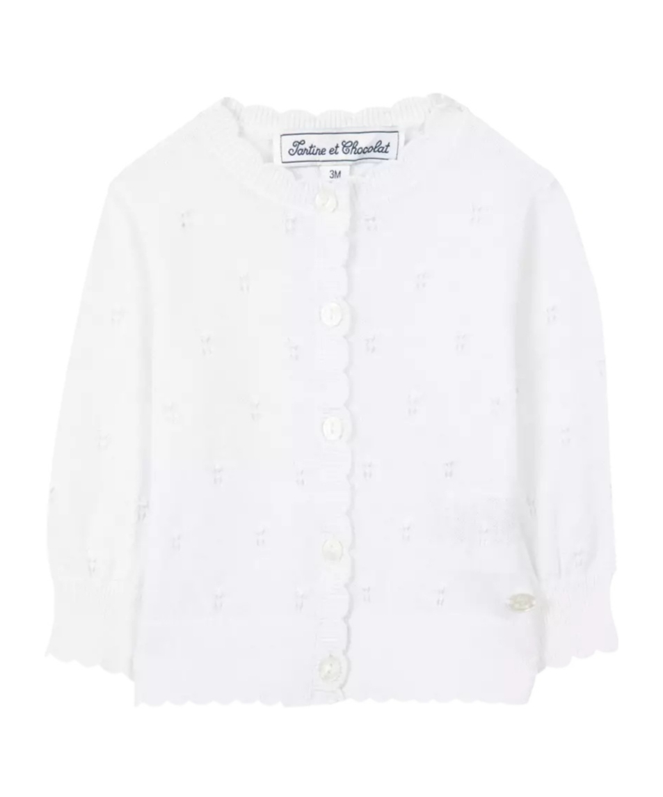 탈티네 에트 초코라트 knitted 니트 남아 화이트 23SS TW1800101