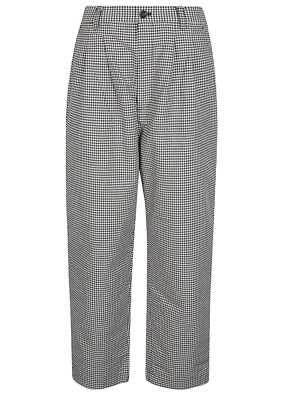 사라흐일 casual 코튼 캐주얼 팬츠 여성 블랙 24SS C30516GINGHAM