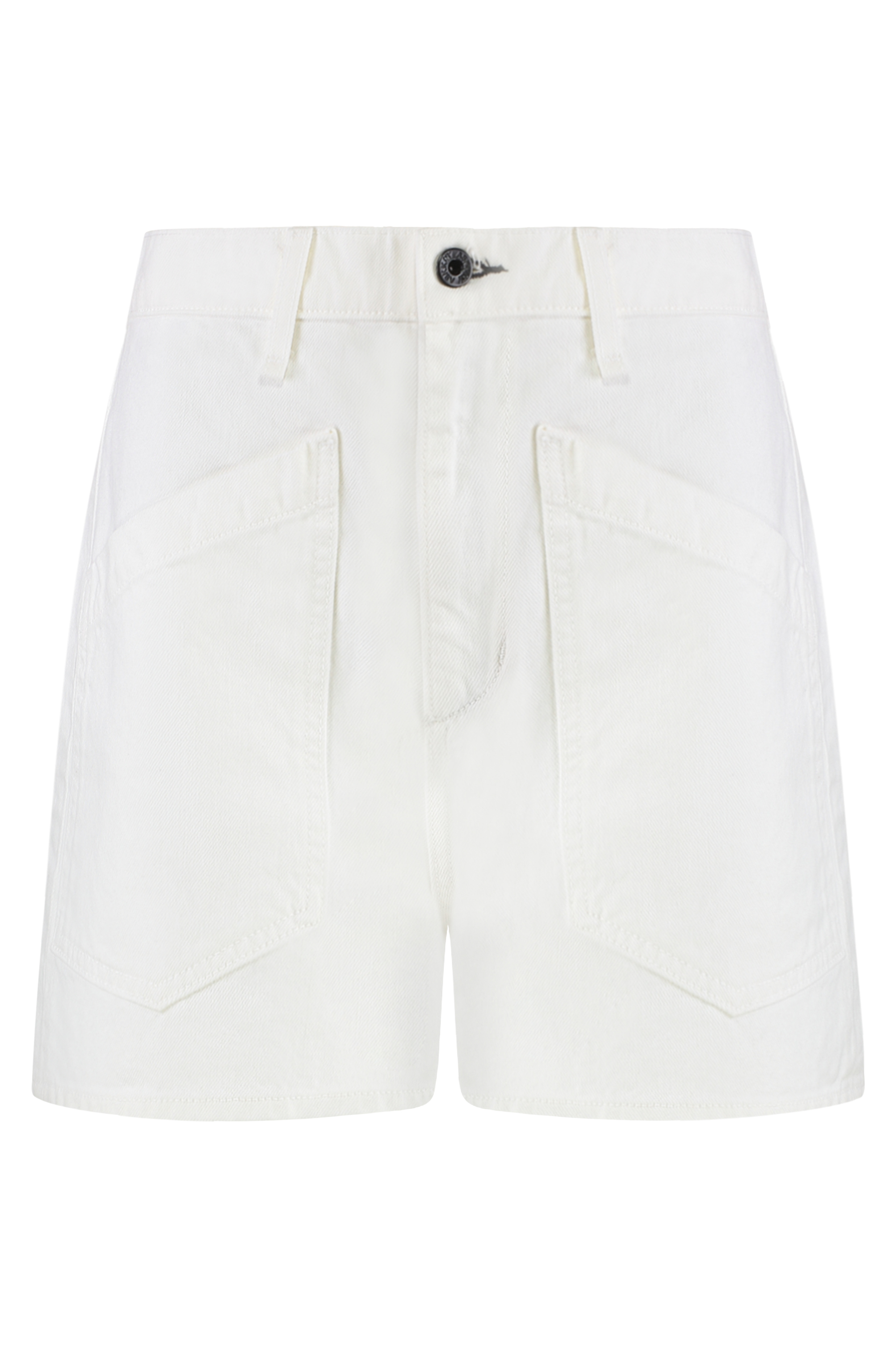 앗크 니 shorts 코튼 숏팬츠 여성 화이트 24SS W1416K103IVO