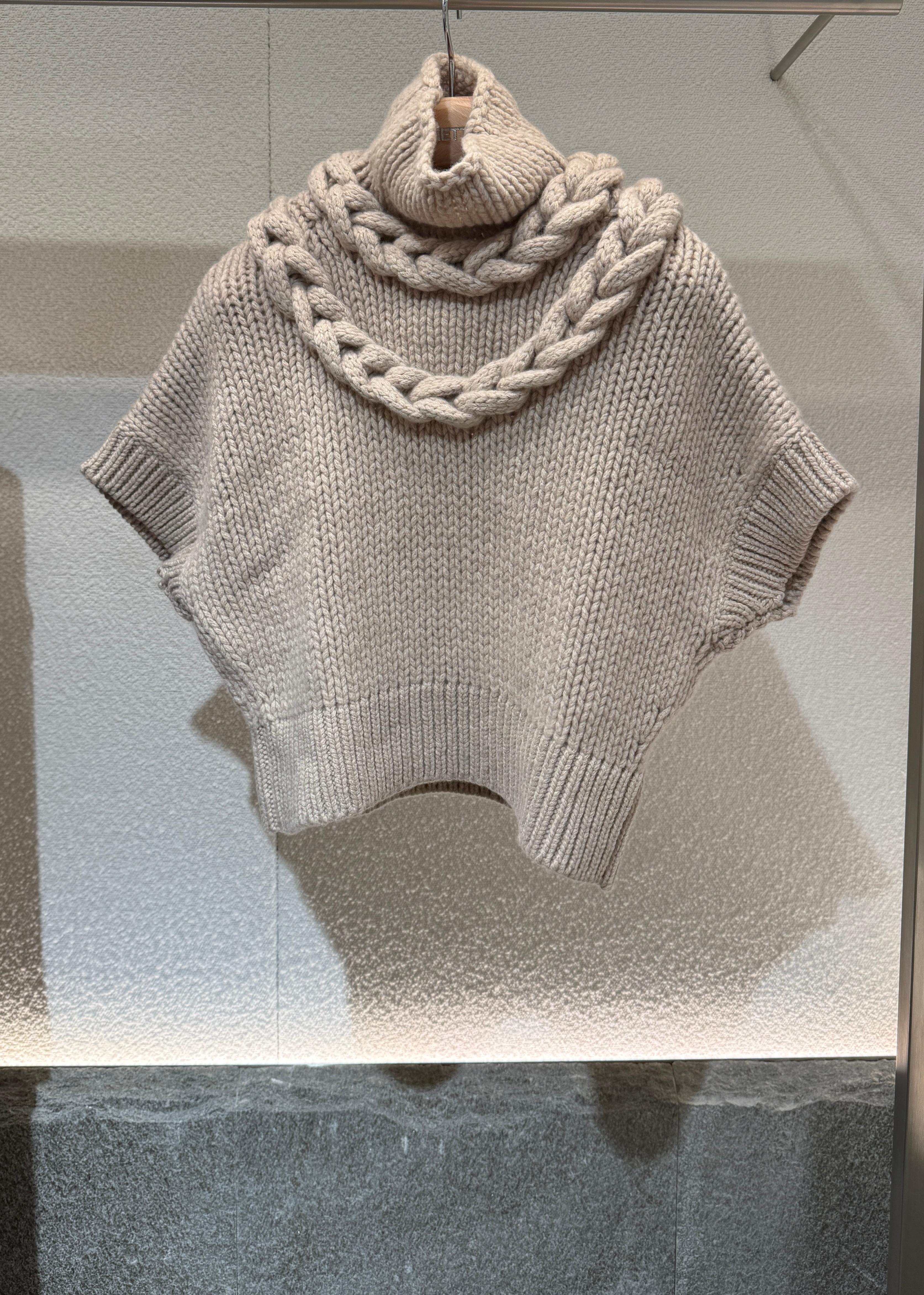 페데리 Rodolite Biggie sleeveless knitted 니트 여성 브라운 25FW MD0070822