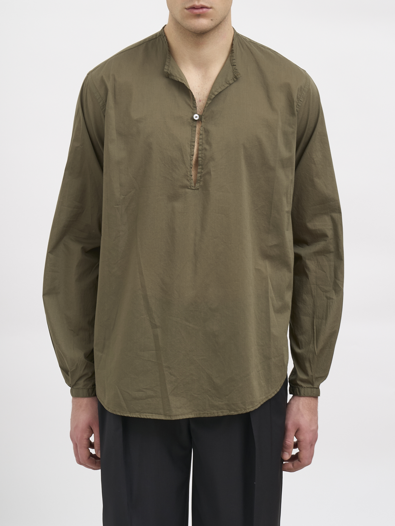 다니로 포라 긴팔 셔츠 남성 그린 26SS N15DP20040000029GREEN