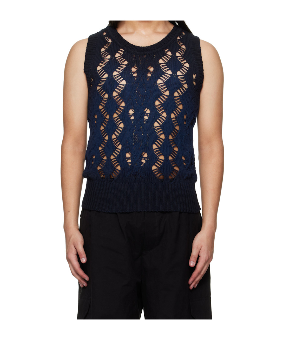 에곤 랍 베스트 남성 블루 26SS SS26KN002BLUE