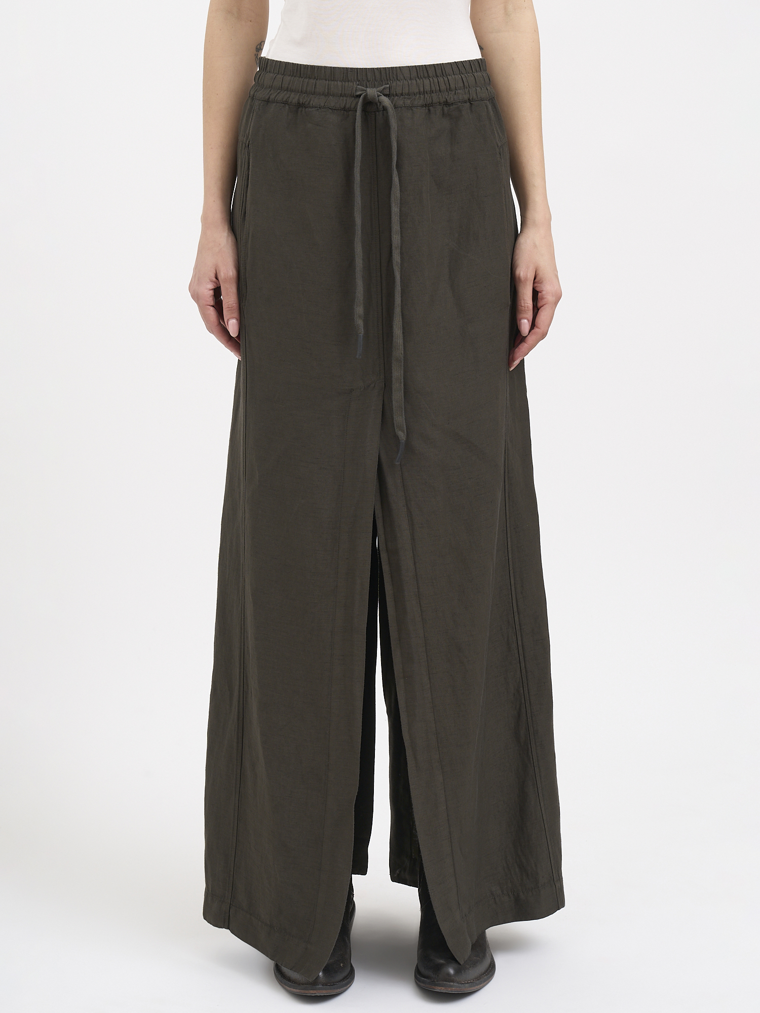 안드레아 아아콥 YA 스커트 여성 브라운 26SS N26WSFT77VISCOSECOTTON01BROWN