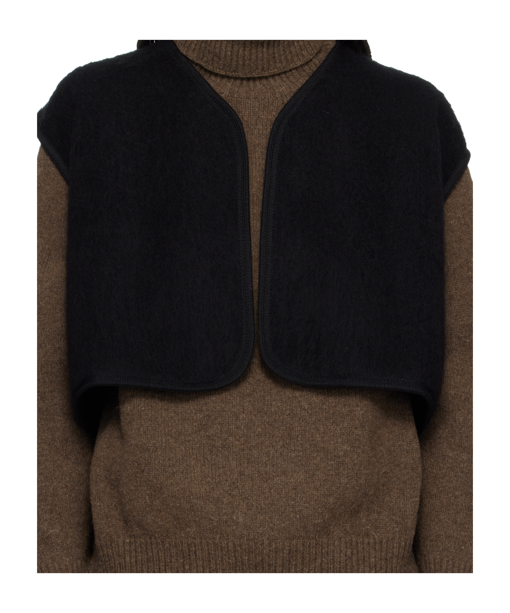 바세라에 베스트 여성 블랙 26SS OUCVBWSP26BLACK