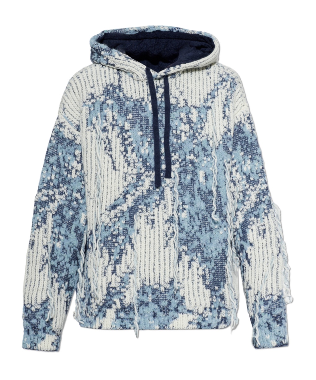라늣 knitted 니트 남성 블루 26FW F6LAMAKH075060