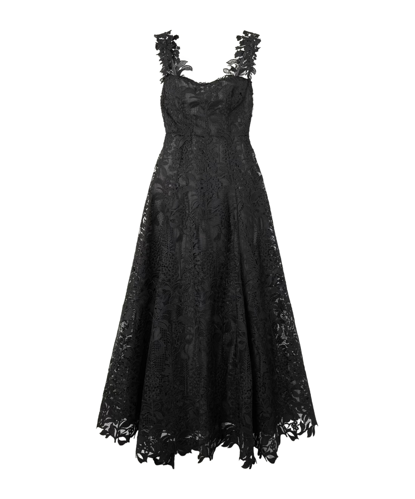 옷칼 드 라 렌타 원피스 여성 블랙 26SS 26RN642FXGBLACK