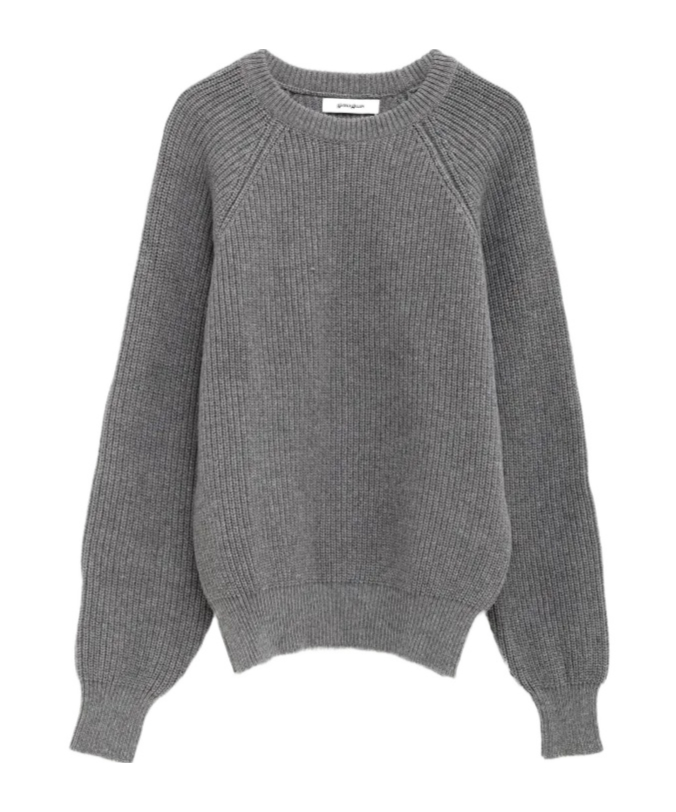 지마구앗 knitted 니트 여성 그레이 25FW THOMASJUMPERGREY