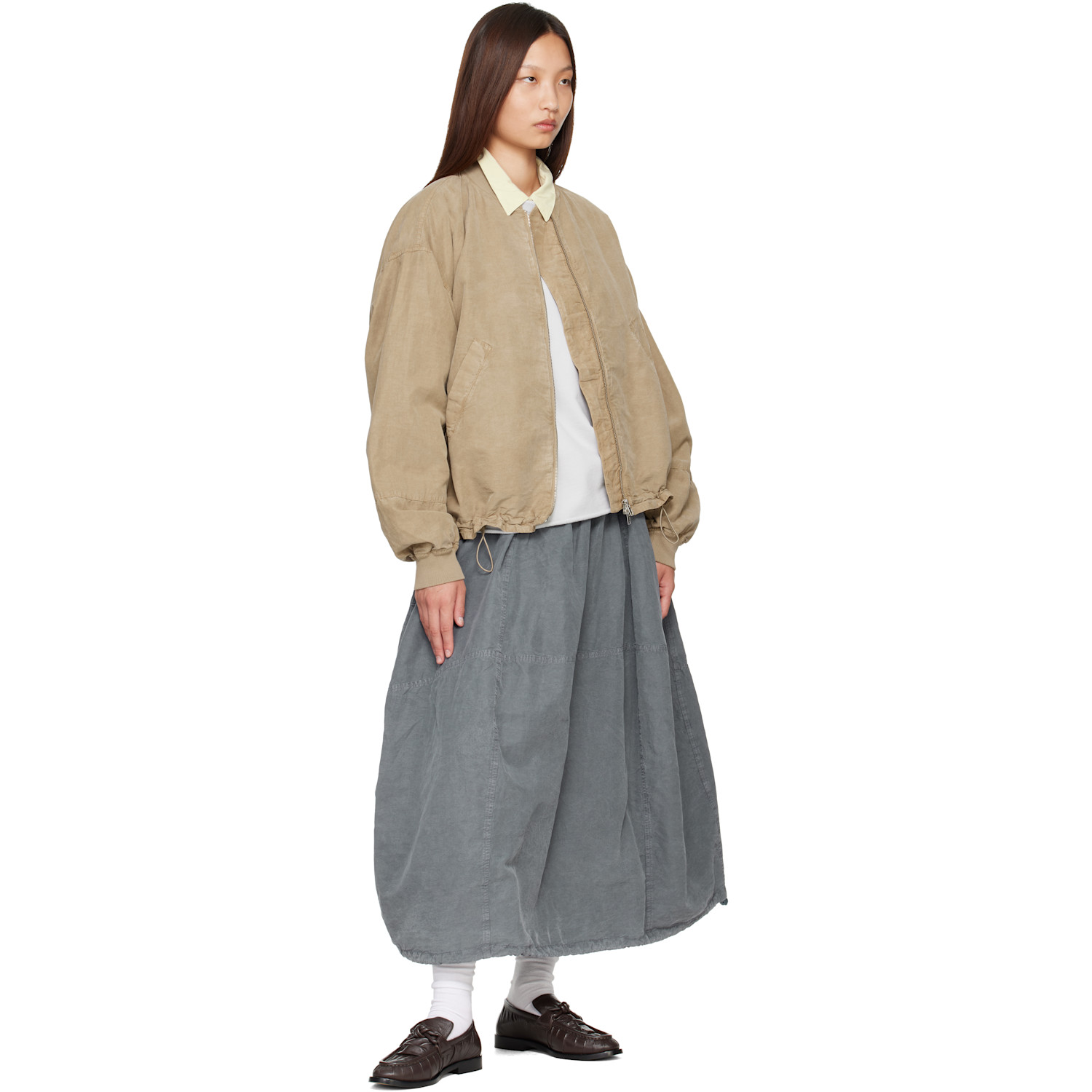 으크 자켓 여성 베이지 26FW U5AMC20TAUPE