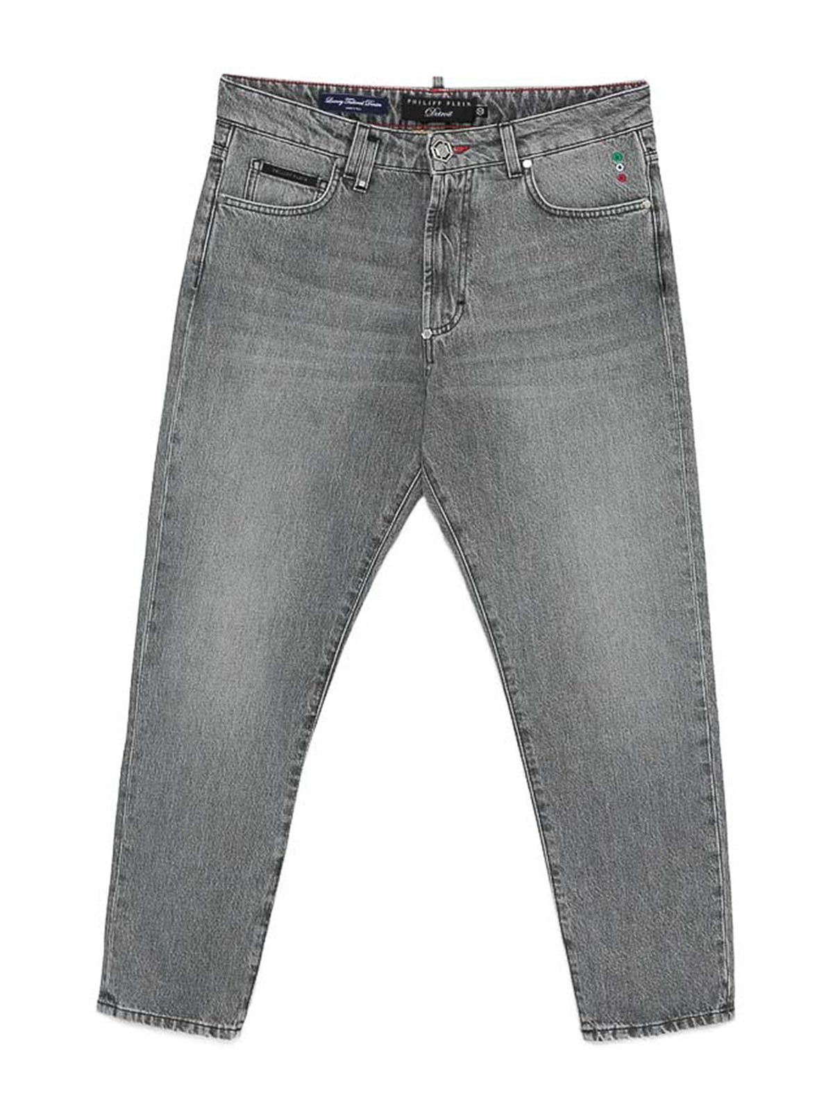 필립플레인 진 데님 팬츠 남성 그레이 26SS MDT4354PDE004N72IH