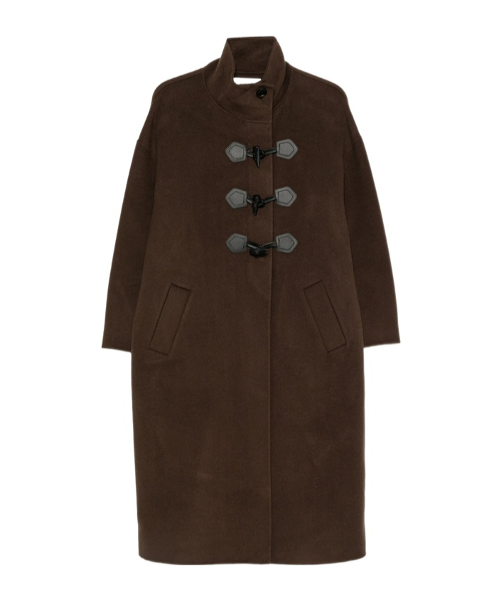 바쉬 코트 여성 브라운 26FW KAYAMARRO