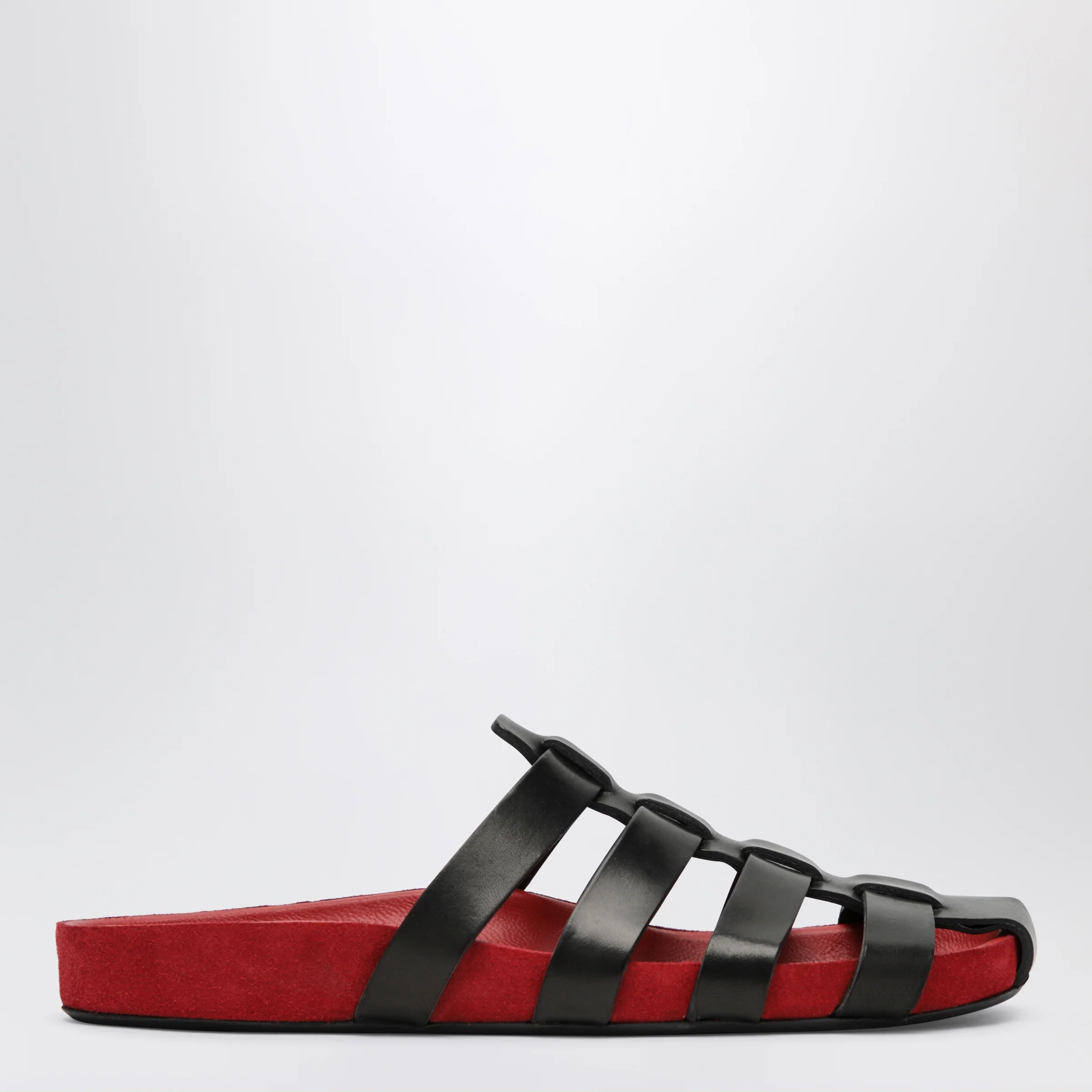 주데 Fisherman 플랫 샌들 여성 레드 26SS SS26FC010CL014MC036