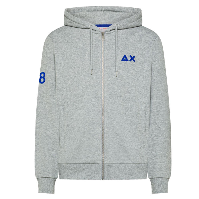 순68 FELPA ZIP FLUO BASIC 니트 남성 그레이 F46128GRIGIO