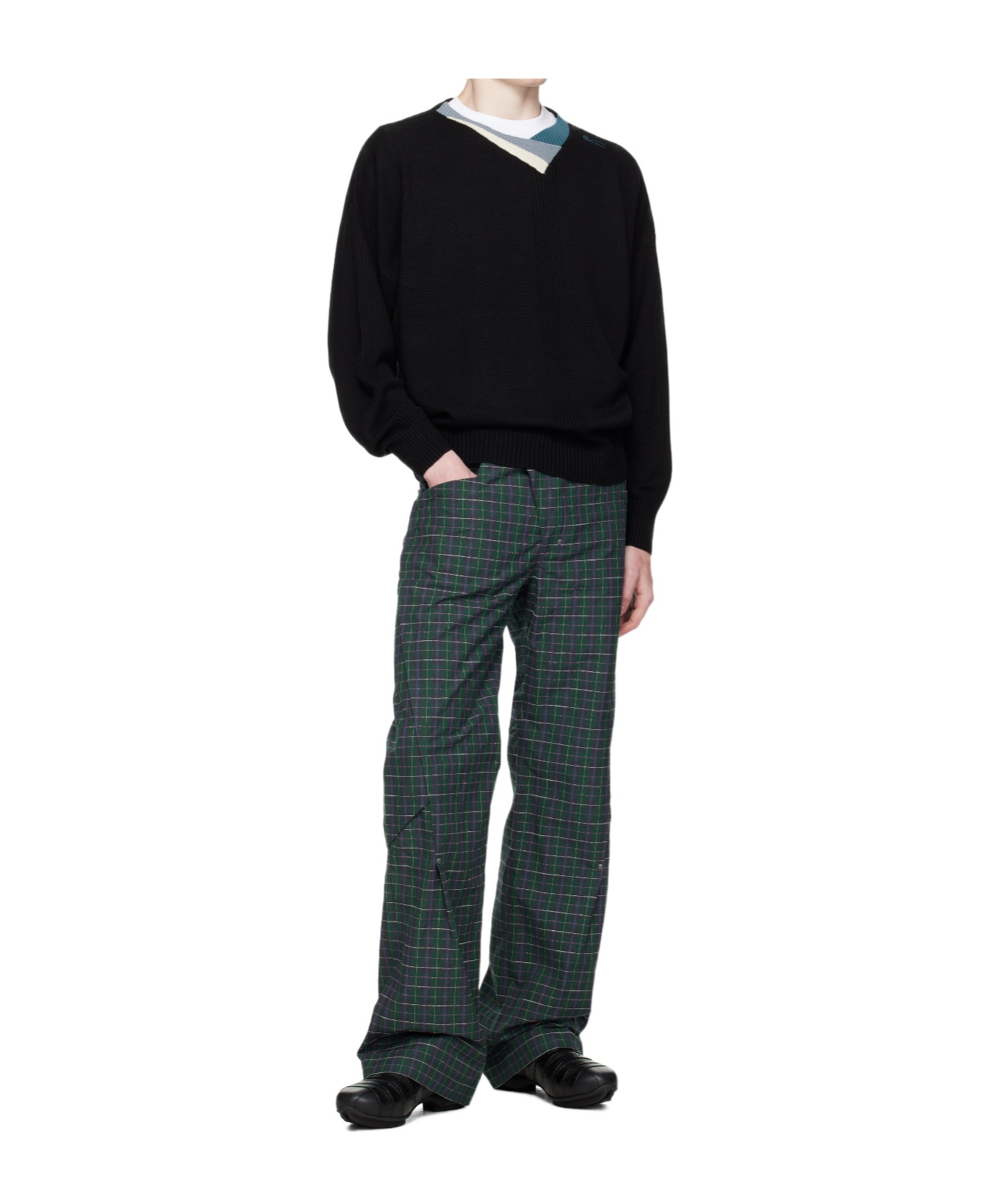 키코 코스타디노브 casual 캐주얼 팬츠 남성 그레이 25FW KKAW25KN0498