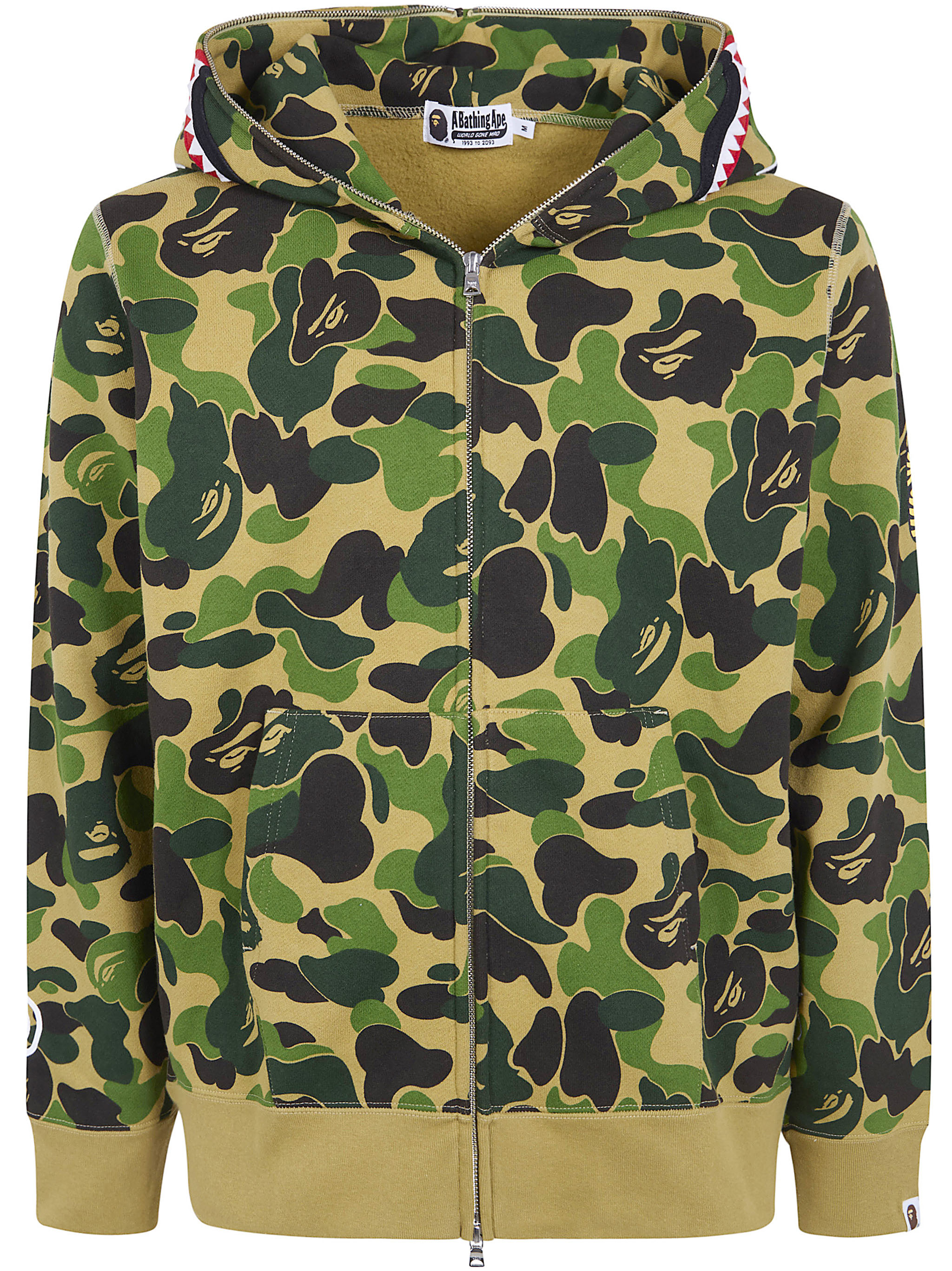 베이프 ABC CAMO 2ND SHARK FULL ZIP M 스웨트셔츠 남성 멀티 26SS 001ZPM301008M102082429