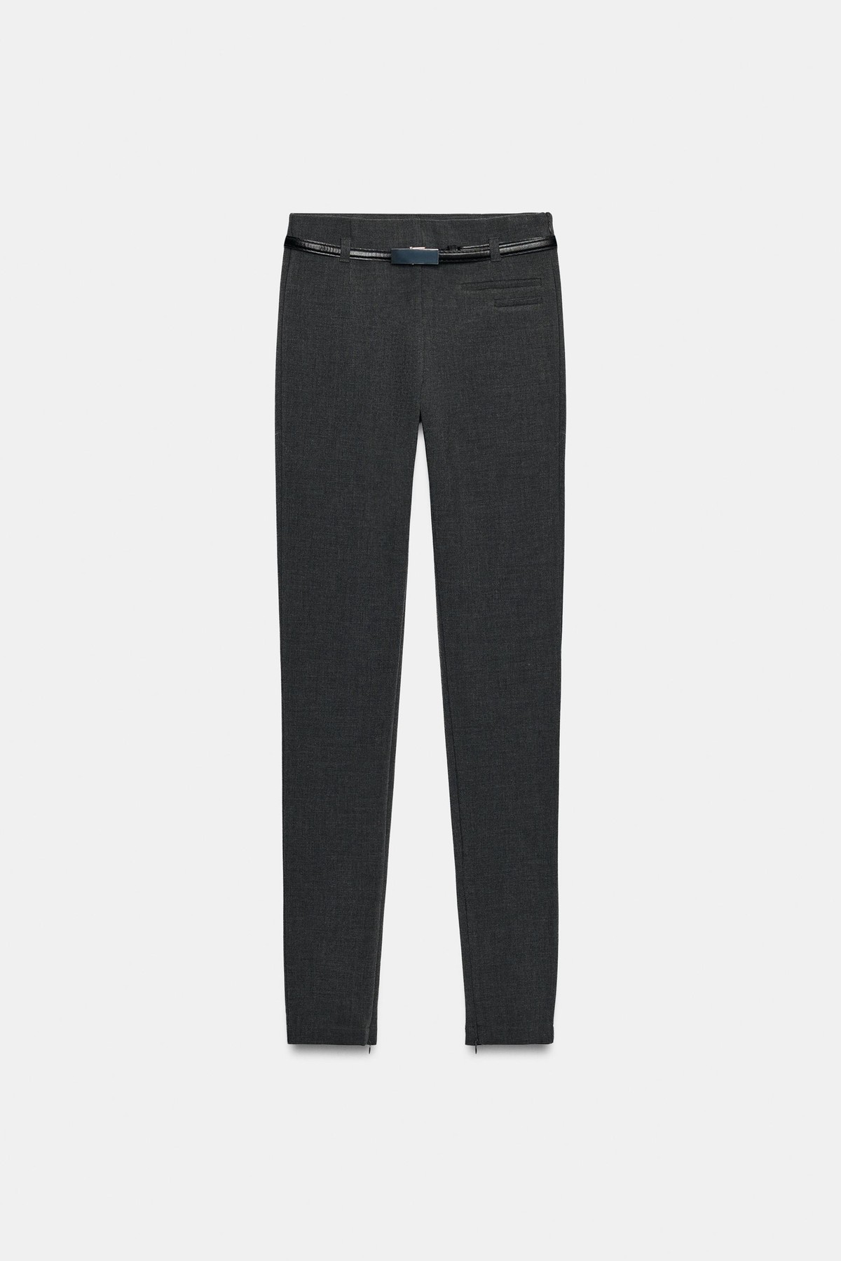 자라 하이웨이스트 벨트 레깅스 팬츠 4391/540/801 ANTHRACITE GREY