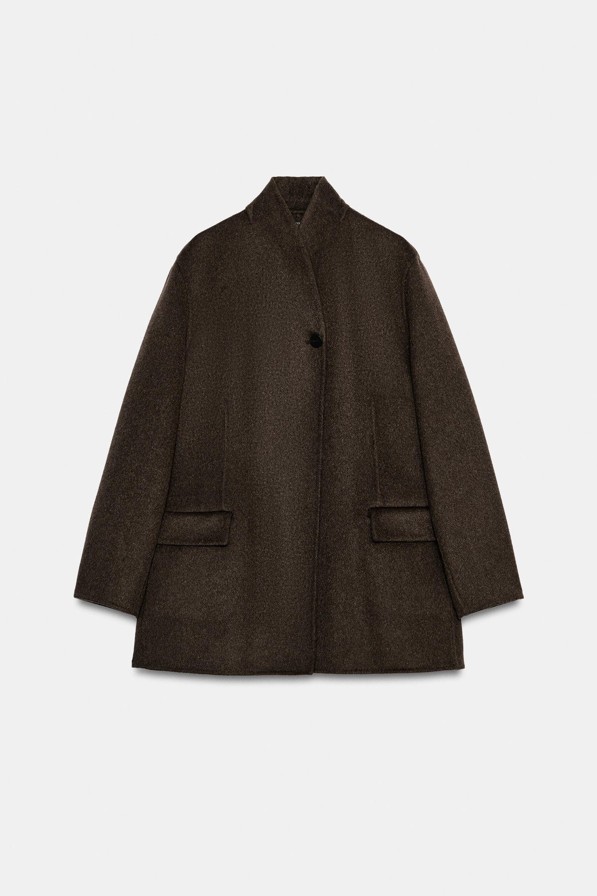 자라 오버사이즈 울 혼방 블레이저 7522/059/700 BROWN