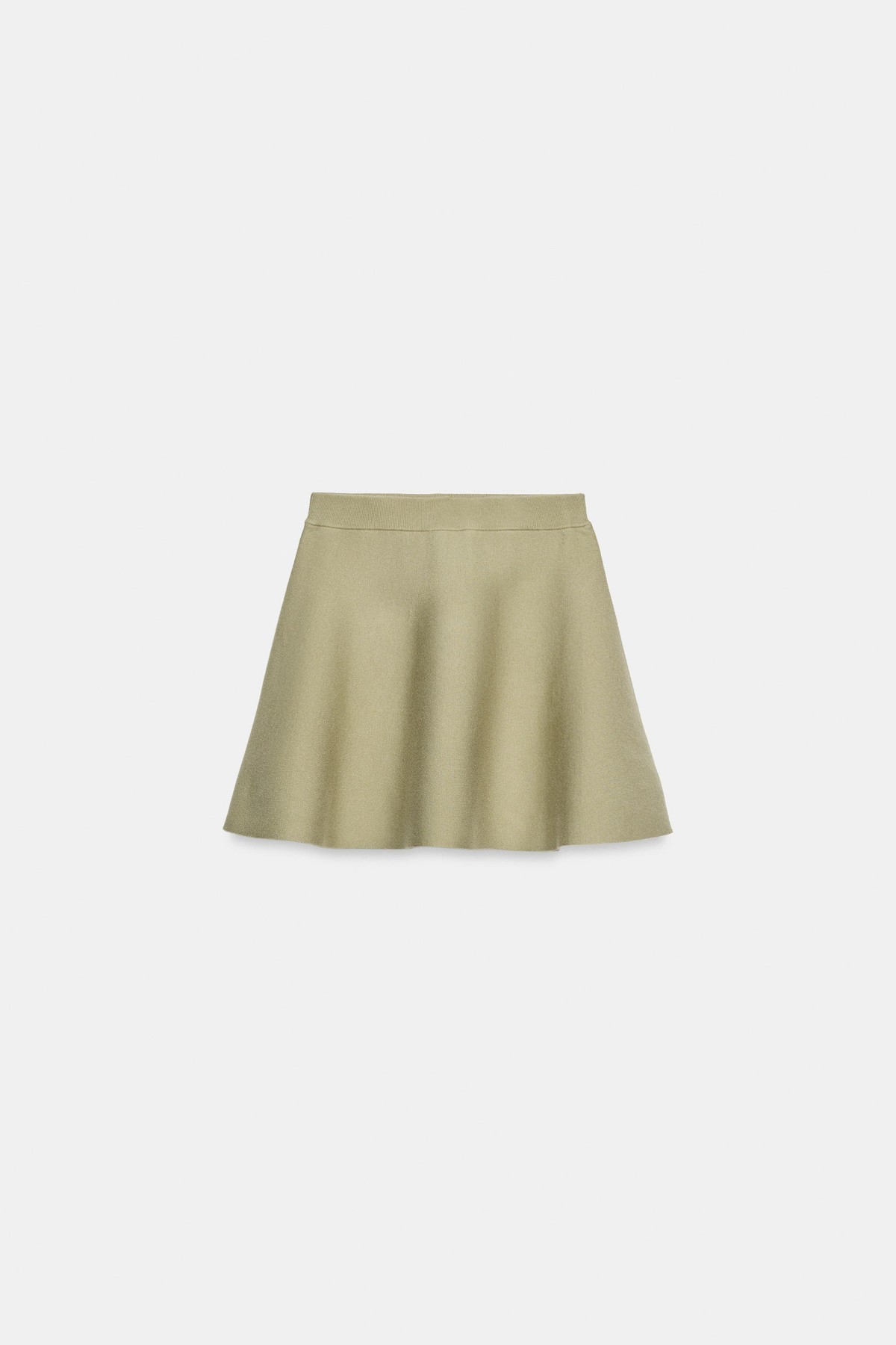 자라 A라인 니트 미니 스커트 9598/182/092 LIGHT BEIGE