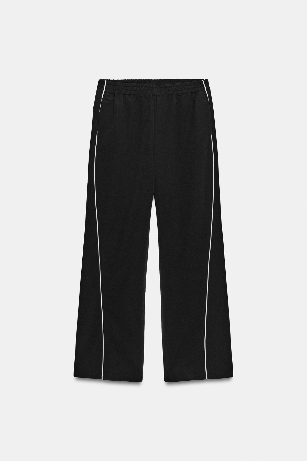 자라 배색 트림 테크니컬 와이드 팬츠 4813/827/800 BLACK