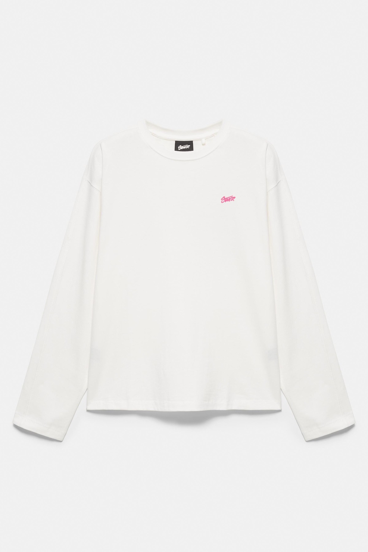 풀앤베어 그래픽 라운드넥 긴팔 티셔츠 7232/511 OFF WHITE