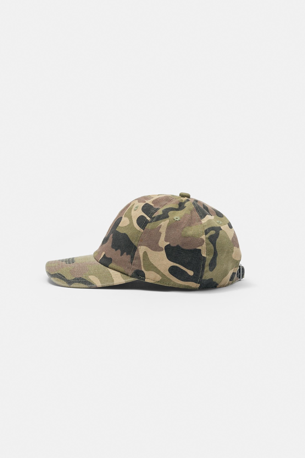 풀앤베어 카모플라주 프린트 패널 볼캡 7004/322 GREEN