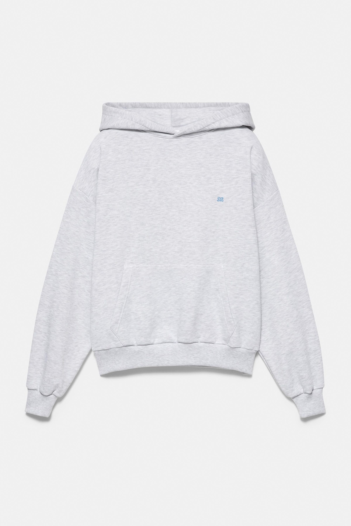 풀앤베어 오버사이즈 후드 스웨트셔츠 7558/411 GREY MARL