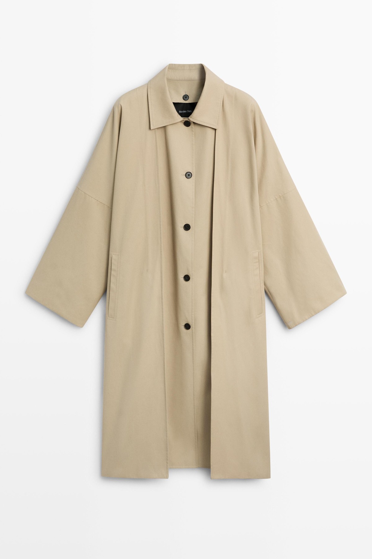 마시모두띠 코튼 혼방 트렌치 코트 6745/748 MOLE BROWN