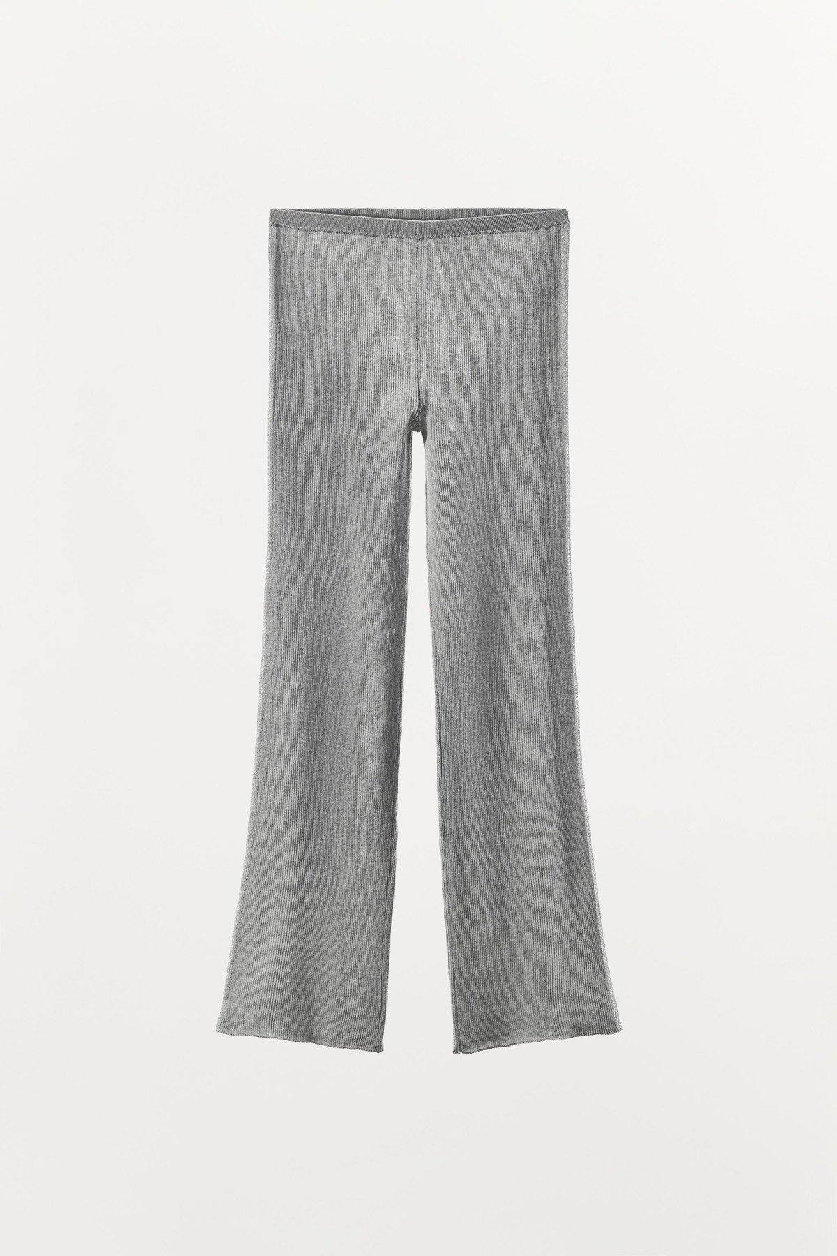 자라 립 니트 부츠컷 팬츠 8779/729/803 GREY MARL
