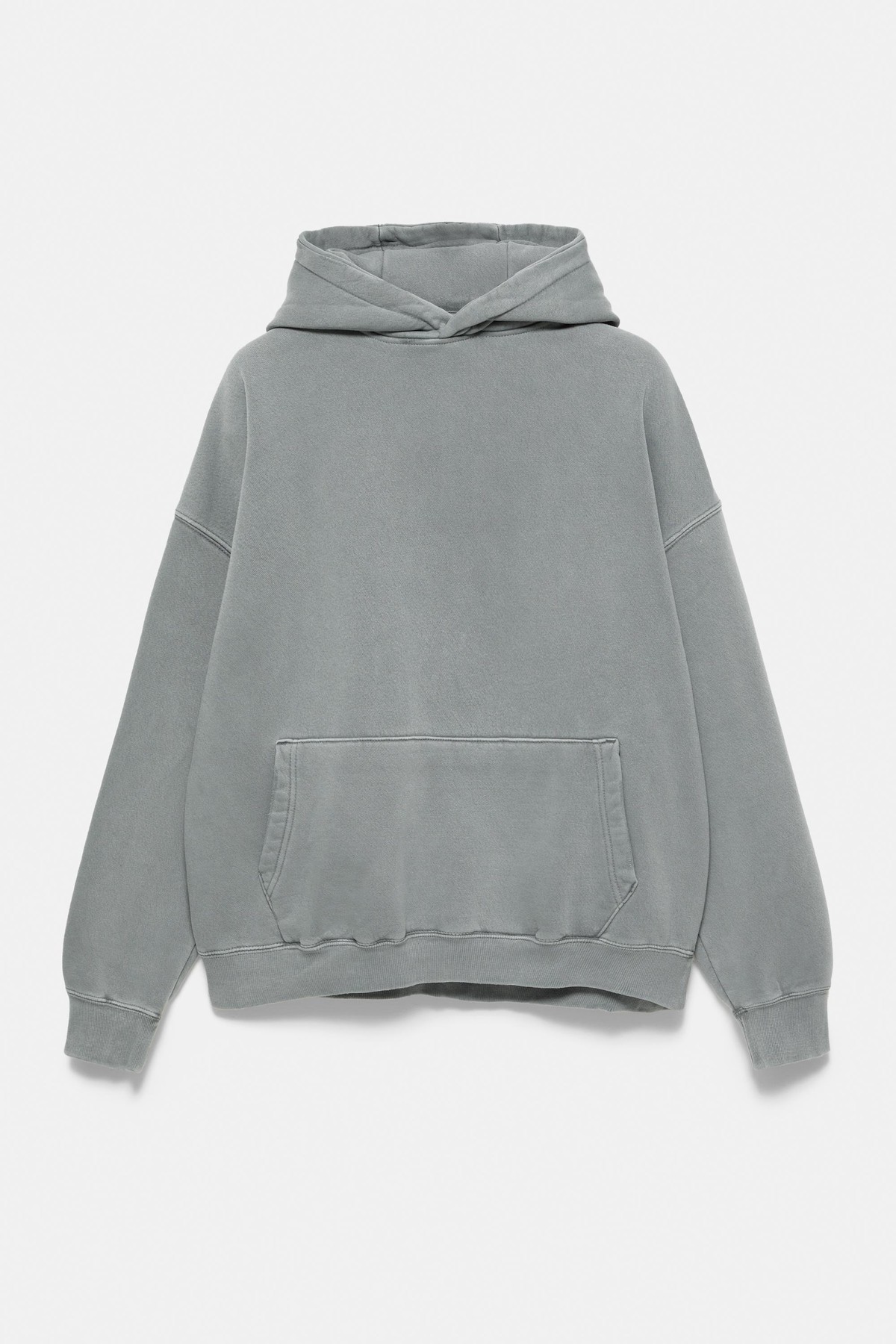 풀앤베어 박시 캥거루 포켓 후디 7551/506 GREY