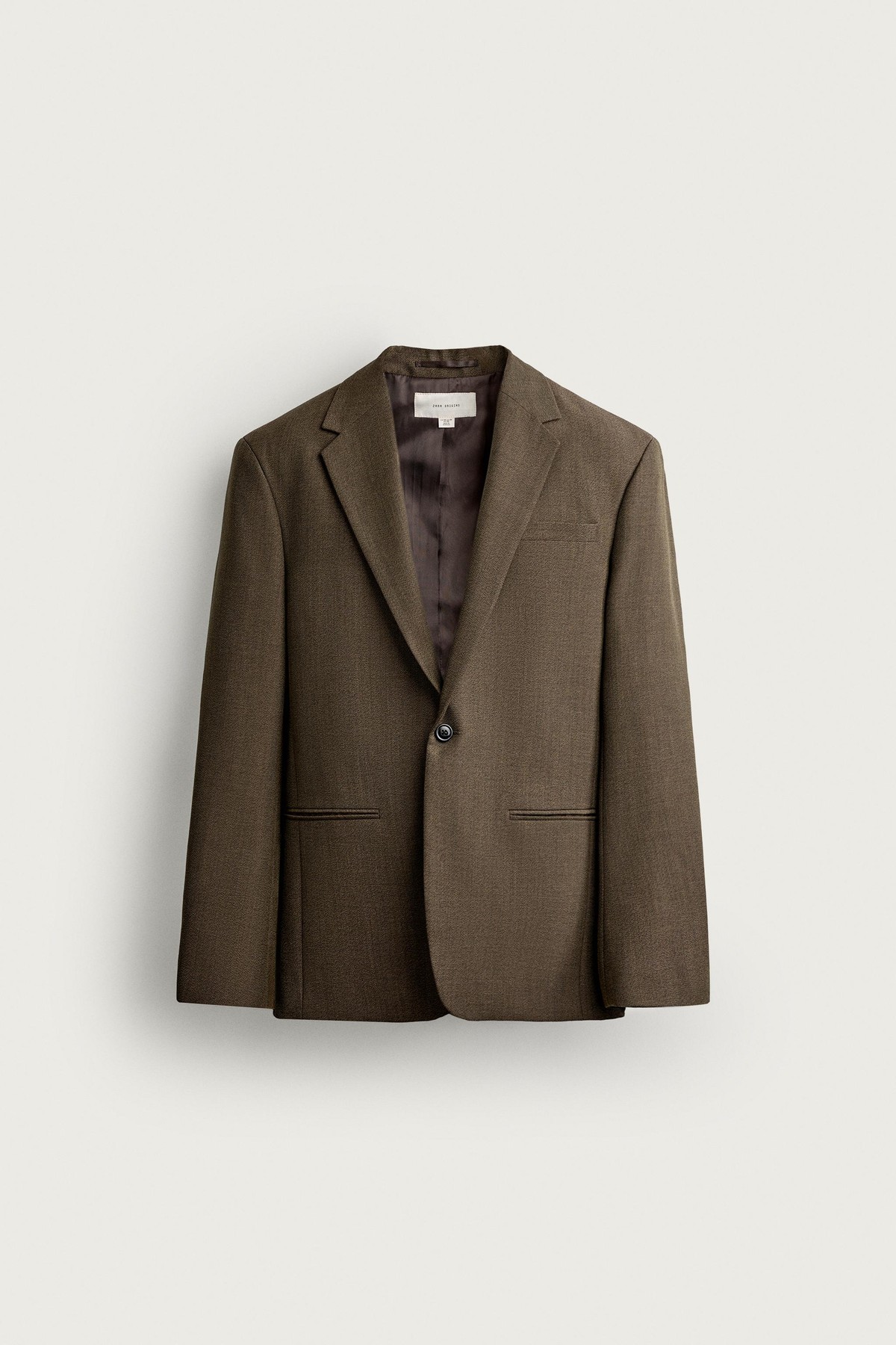 자라 울 레귤러핏 수트 블레이저 4003/900/523 KHAKI MARL