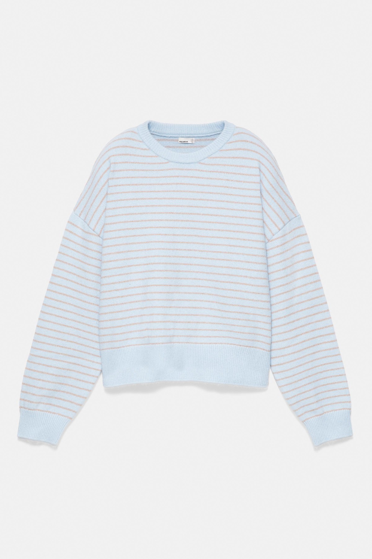풀앤베어 스트라이프 박시 니트 스웨터 7540/331 BLUE MARL