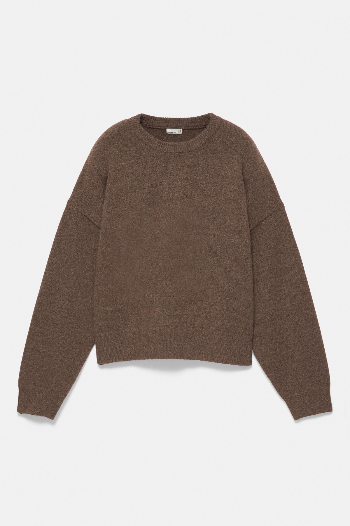 풀앤베어 박시핏 소프트 골지 니트 스웨터 7540/331 BROWN