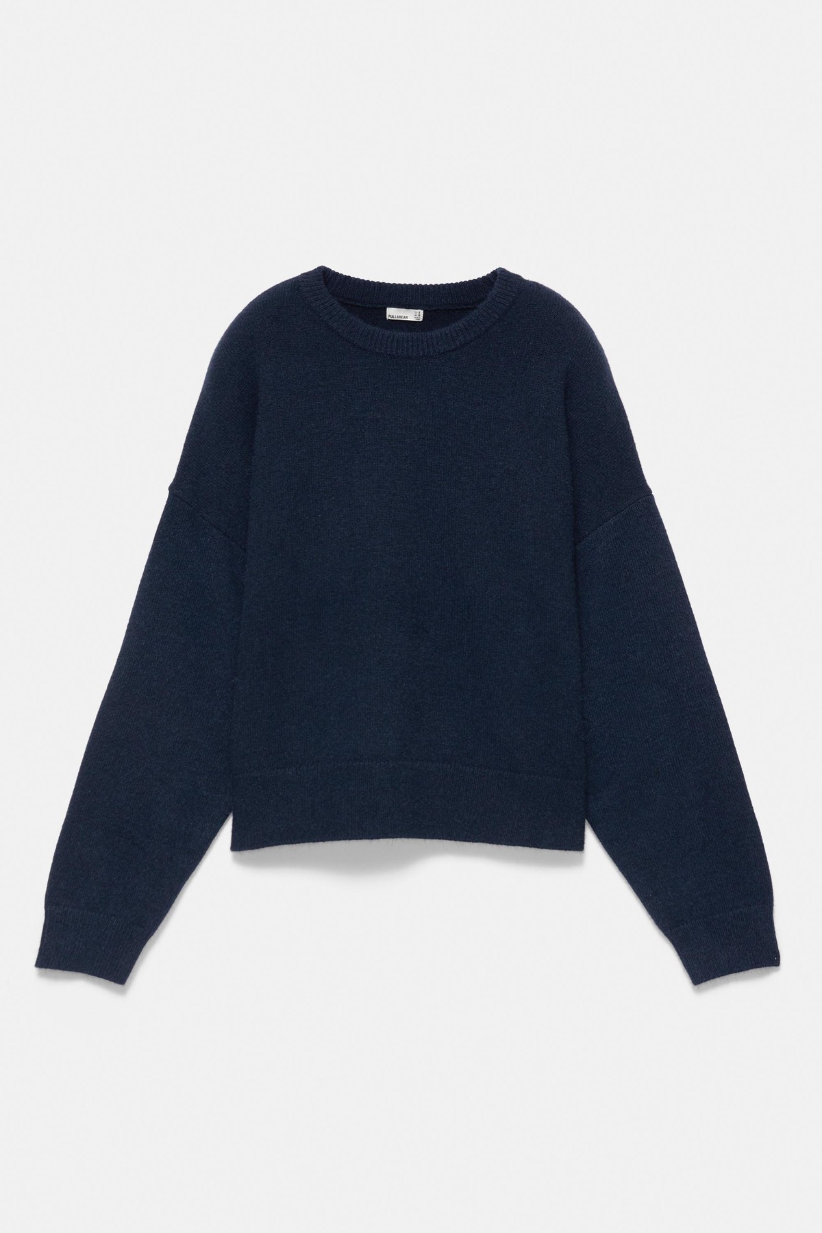 풀앤베어 박시 라운드넥 소프트 니트 스웨터 7540/331 NAVY