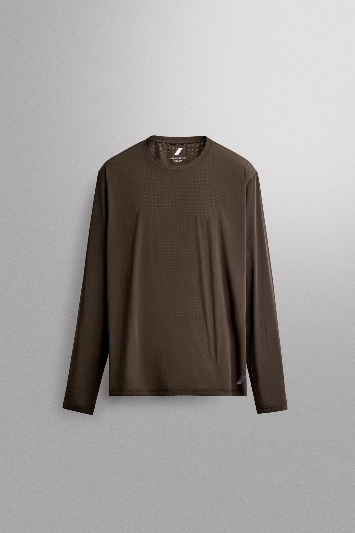 자라 퀵드라이 긴팔 러닝 티셔츠 4387/315/700 BROWN