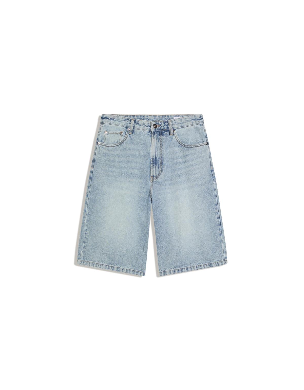 버쉬카 자수 데님 버뮤다 반바지 1298/156 LIGHT BLUE