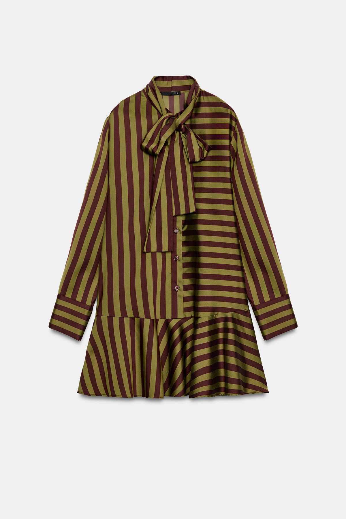 자라 스트라이프 러플 미니 원피스 5029/210/104 STRIPED