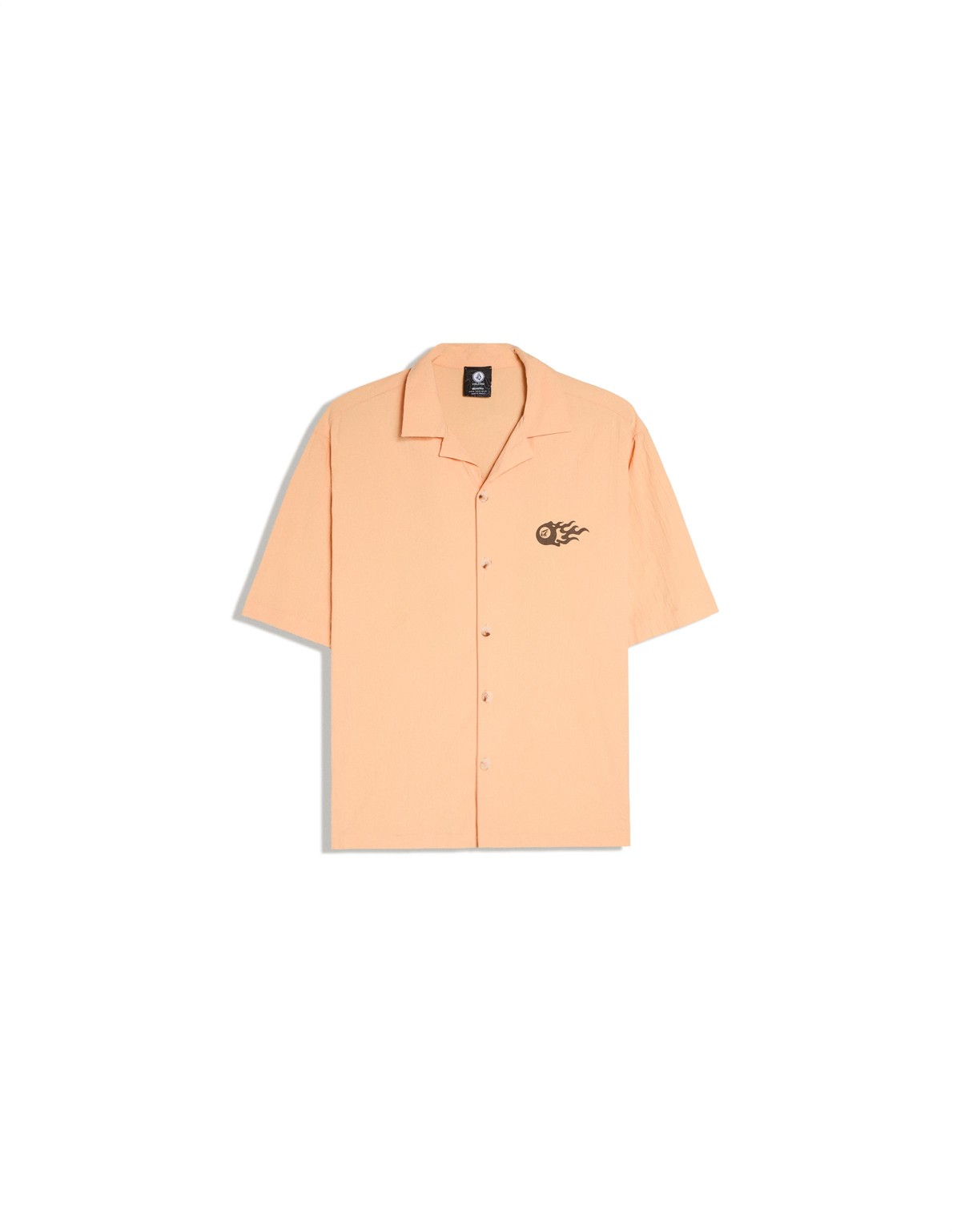 버쉬카 박시핏 프린트 반팔 셔츠 2990/168 ORANGE
