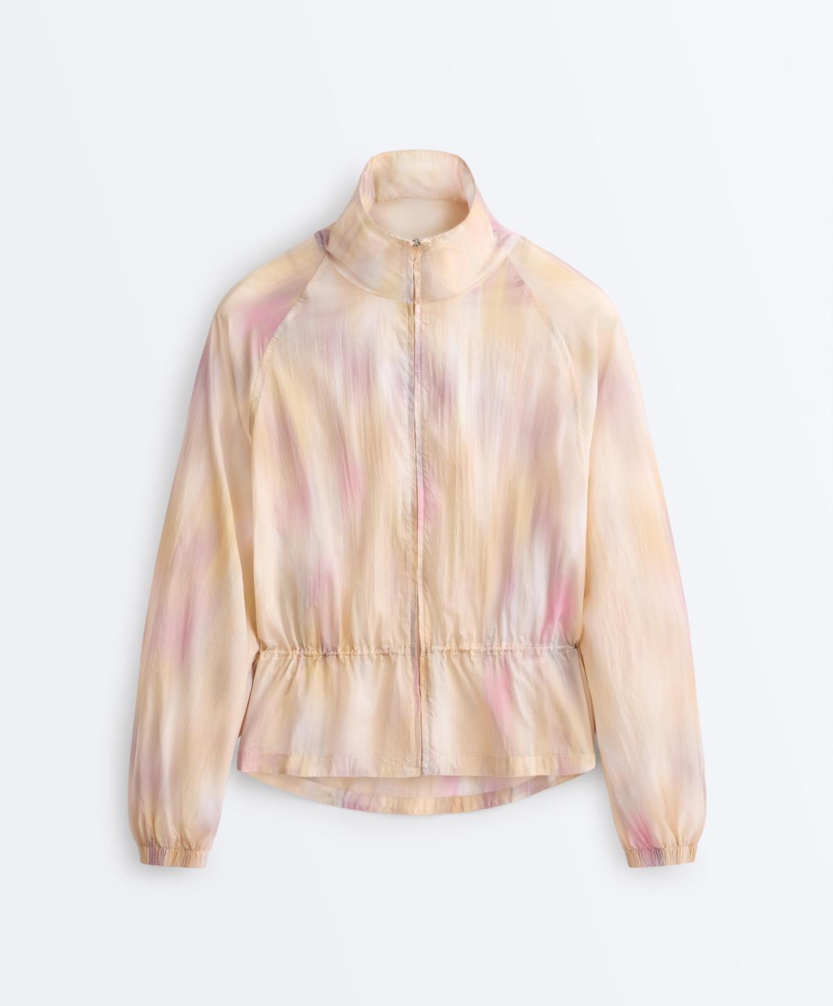 오이쇼 타이다이 프린트 집업 트랙 자켓 6086/943/224 BUTTER YELLOW
