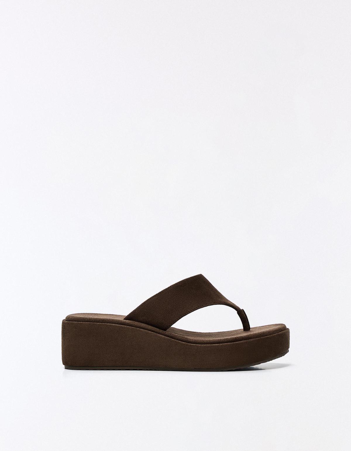 버쉬카 토디바이더 플랫폼 샌들 1808/864 BROWN