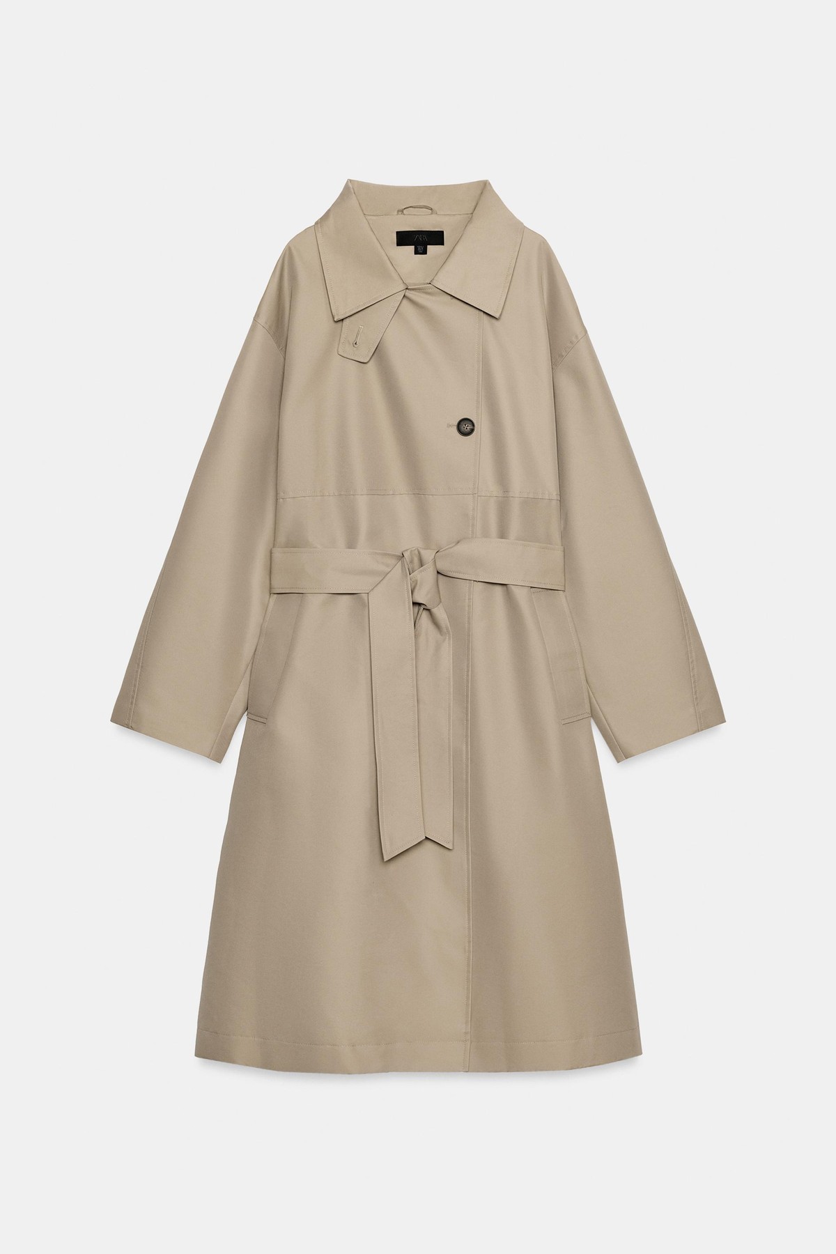 자라 발수 기능 벨트 트렌치 코트 3046/317/730 LIGHT BROWN