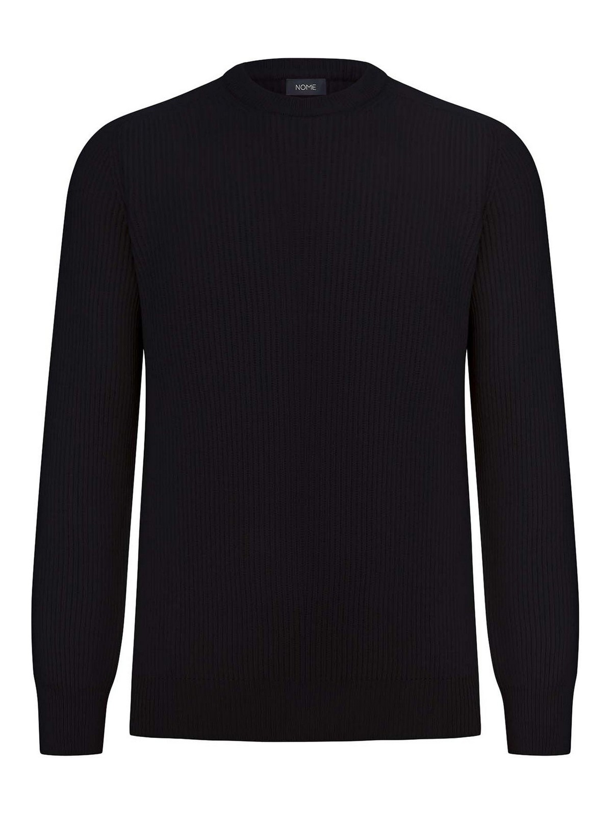 노메 knitted 골지 크루넥 니트 남성 블랙 26FW 2312919688099