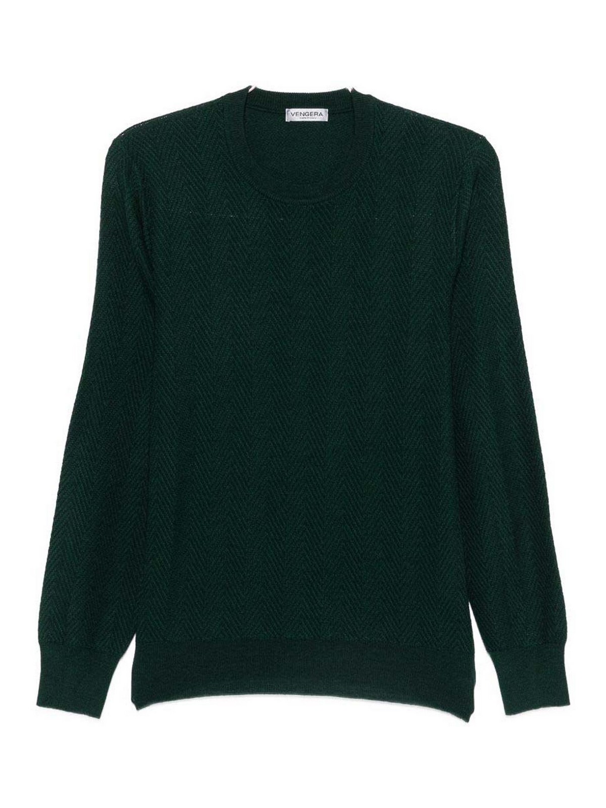 베에라 Forest knitted 크루넥 니트 남성 그린 26FW 5716714250464