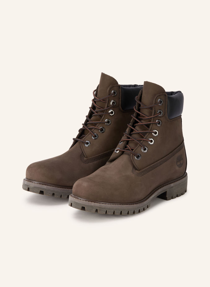 팀버랜드 PREMIUM 6-Inch Lace-up hiking 아웃도어 스니커즈 남성 브라운 100314455915000