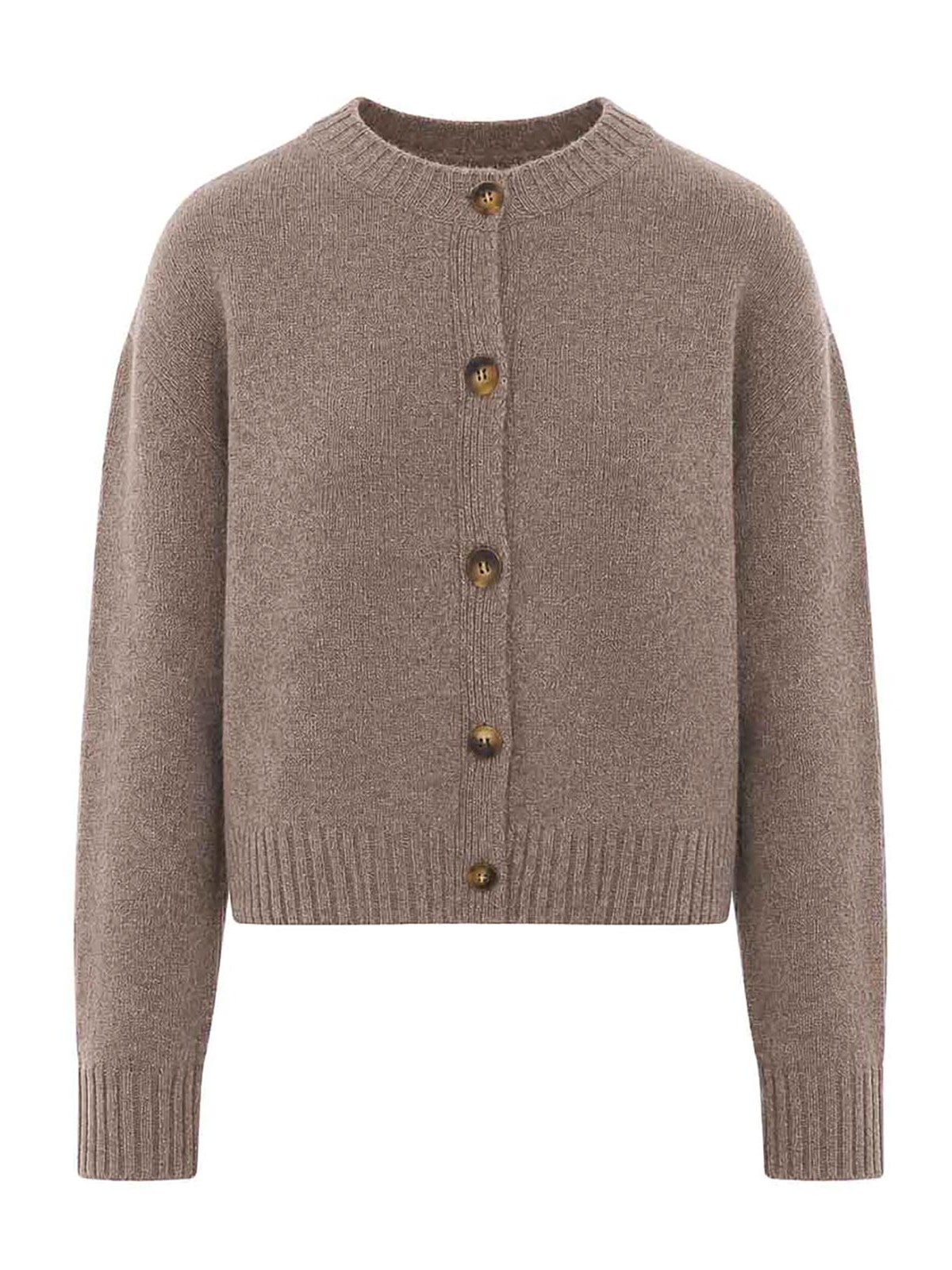 루아우 Remus knitted 가디건 여성 브라운 26SS REMUSASHESMELANGE