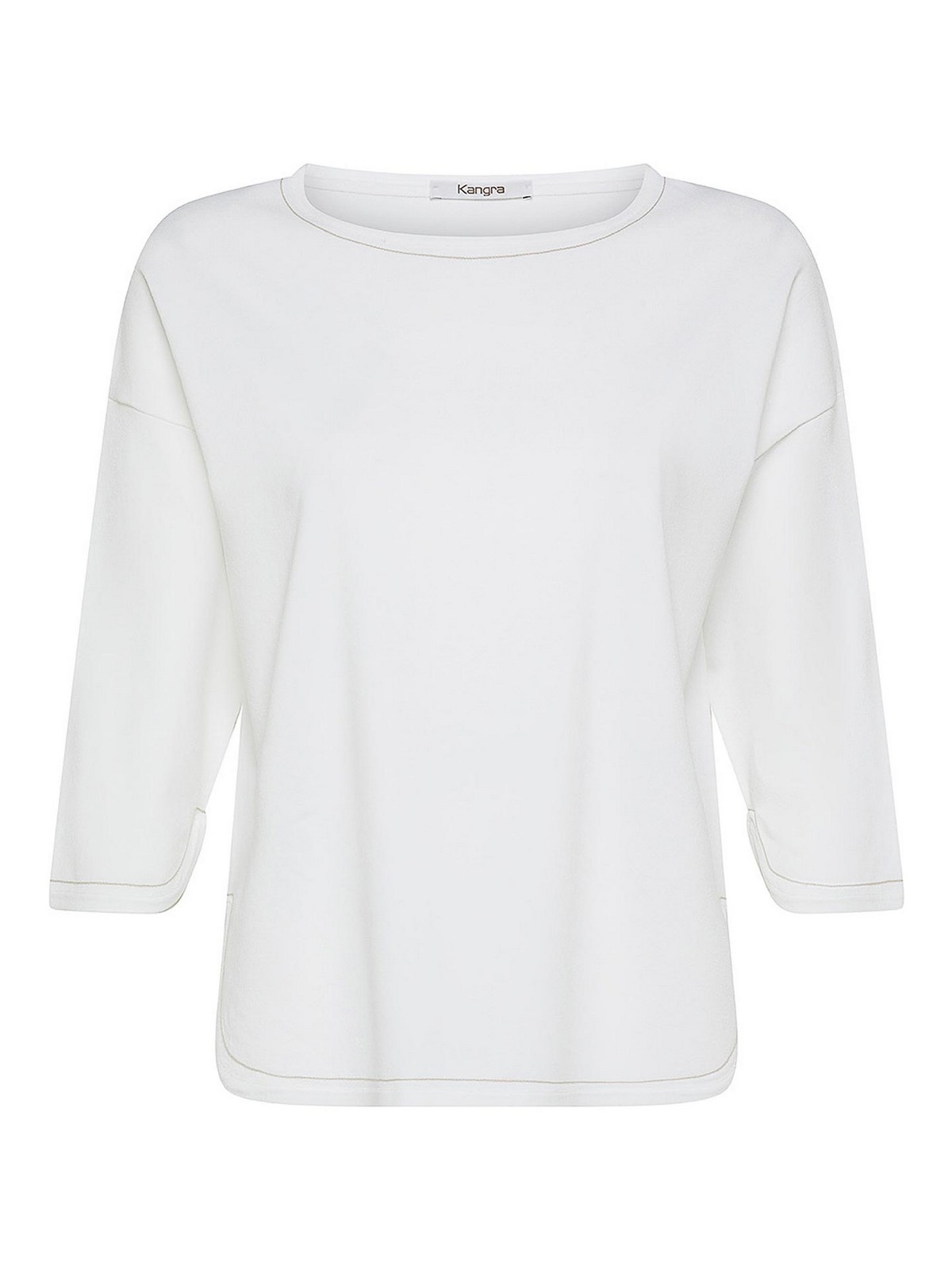 캉라 캐시미어 Rounded Boat Neck knitted 니트 여성 화이트 24FW 89311300001