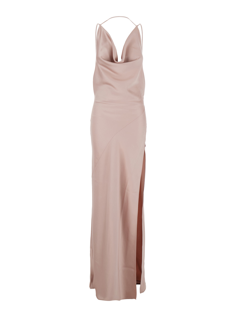 더 안다마네 Long Vera Draped Neckline Front Vent Fabric 원피스 여성 핑크 26SS T190157ATNP229316
